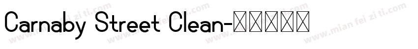Carnaby Street Clean字体转换